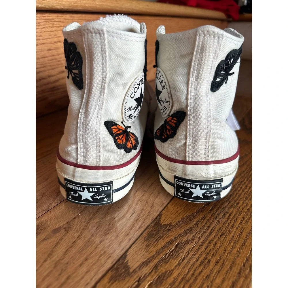Converse Chuck Taylor All Star High Top Butterfly Embroidered‎ Cream Canvas